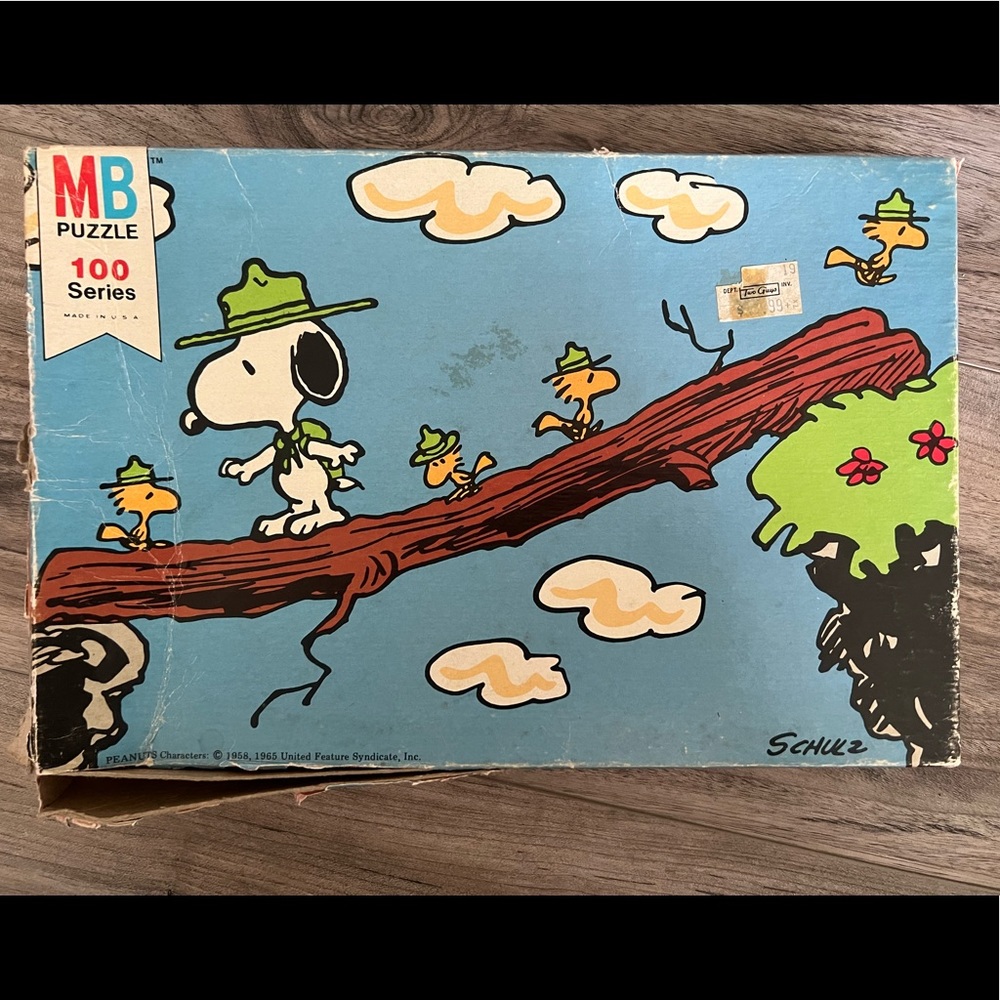 Vintage 60s Peanuts Puzzle 108 pieces